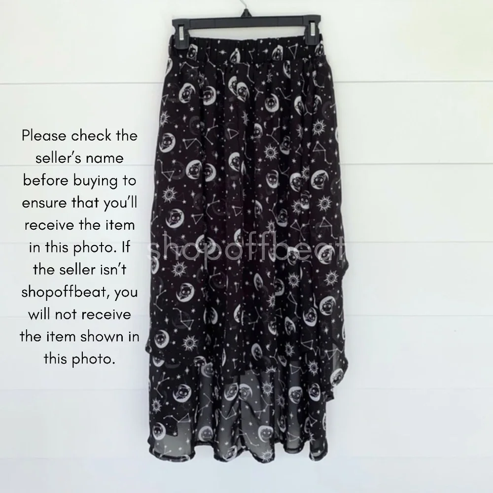 Hot Topic Chococat Celestial Hi-Low Skirt XS